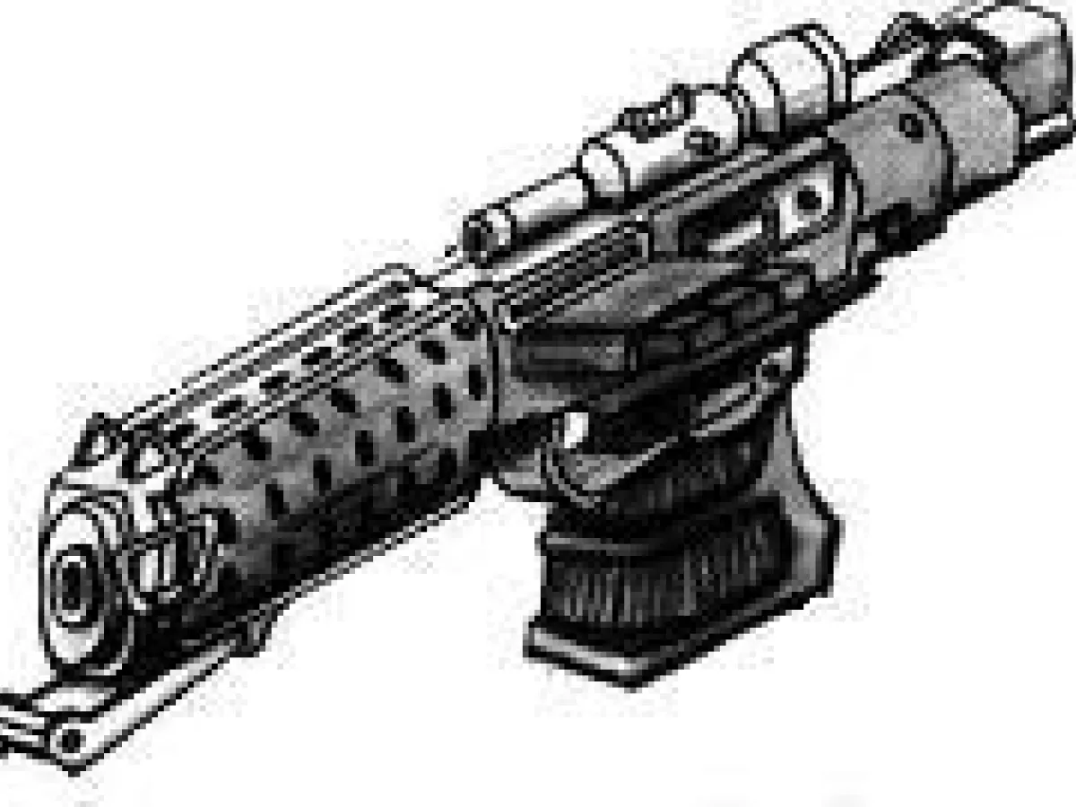 Pistolet Blaster Lourd T-6 Thunderer