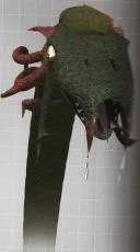 Tête de bâton amphi avec ses crocs coulants de venin