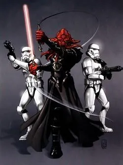 Deux Stormtroopers armés d'ARC-9965.