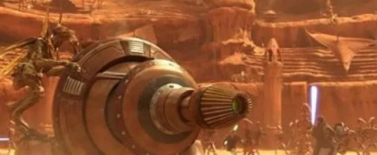 Une Plate-Forme de Défense Sonique Geonosienne.