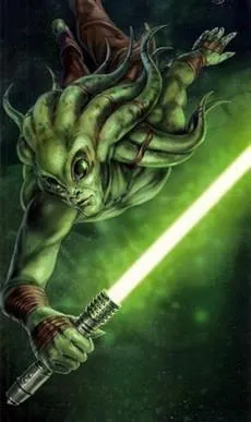 Maître Fisto sur Mon Calamari.