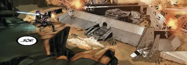 Début de l'attaque contre la base du BSI. 