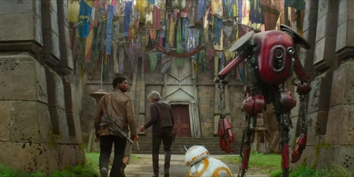 L'entrée du Palais de Maz Kanata