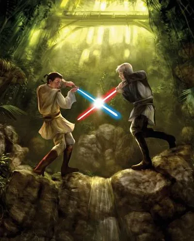 Duel entre Kenobi et Chun.