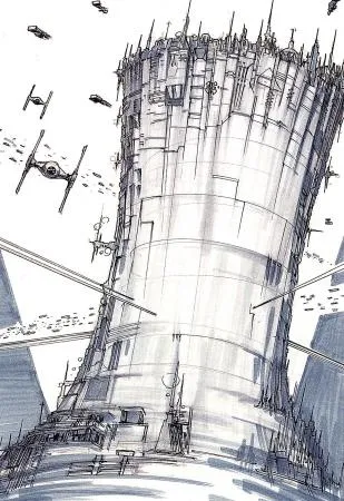 Un port spatial; ici, la Tour 214