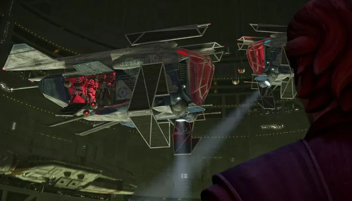 Canonnière de Police sur Coruscant