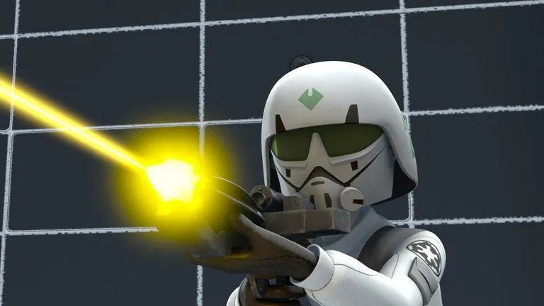Oleg, vêtu de son Casque de Combat Impérial