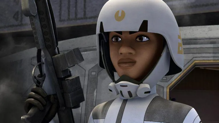 Zare Leonis, avec un Casque de Cadet ouvert