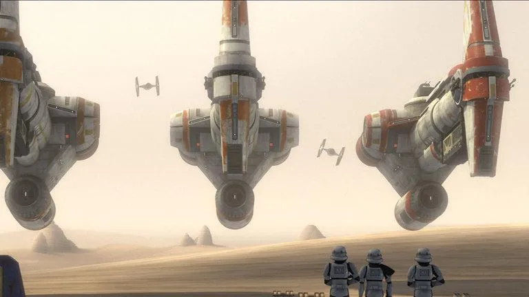 Les Corvettes Hammerhead de la Princesse Leia