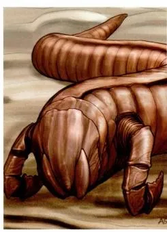 Un Cliffborer Worm mesure 3 à 4 mètres