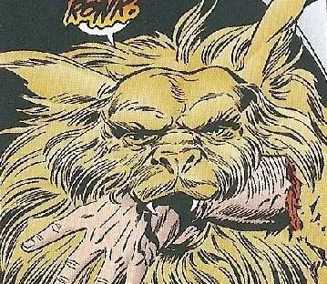 Fig 1 : Ronk ayant arraché la main de Vance Rego