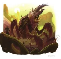Un Silooth face à des humanoïdes sur Kalsunor