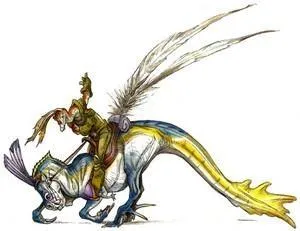 Un Gungan dompte un Zalaaca. 