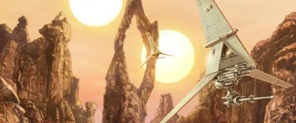 L'Aiguille de Pierre du Canyon du Mendiant de Tatooine.