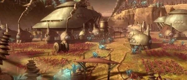 Le village d'Akira sur Felucia.