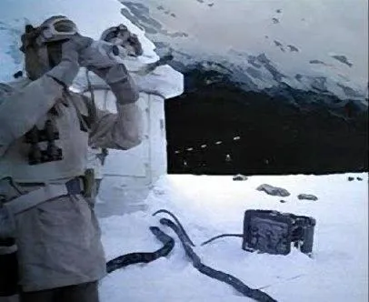 Entrée Nord vue des tranchées