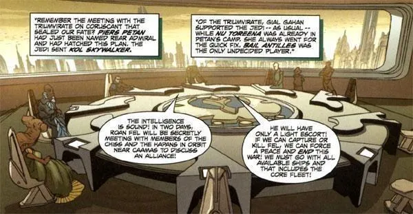 Le Triumvirat de l'Alliance Galactique en +130