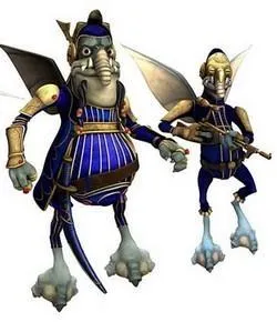 Le Roi Katuunko et l'un de ses gardes. 