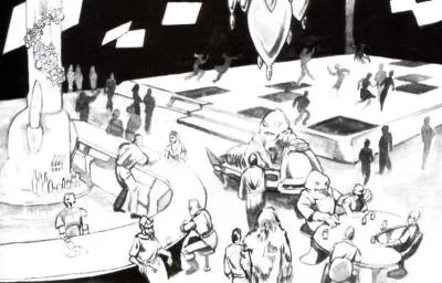 Le Loft est une boîte branchée...