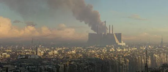 Le Temple après l'assaut mené par Darth Vader