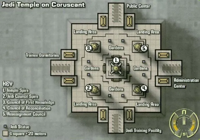 Plans du Temple Jedi (Power of the Jedi Sourcebook)