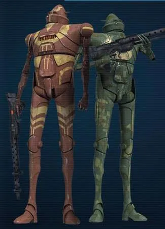 2 Droïdes Assassins IG-RM de Cikatro Vizago