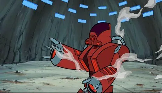 L8-L9 affrontant Asajj Ventress sur Rattatak