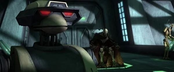 TV-94B aux côtés du Général Grievous lors de l'assaut sur Kamino. 