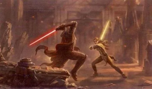 Duel entre Darth Malgus et Aryn Leneer.
