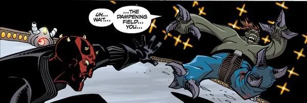 Darth Maul versus Silus.