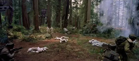 Les Impériaux traquent les Ewoks