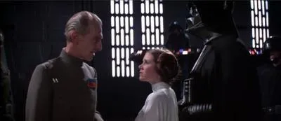 Tarkin et Leia
