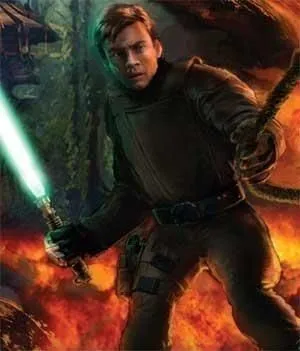 Luke au cours de la Bataille de Kashyyyyk