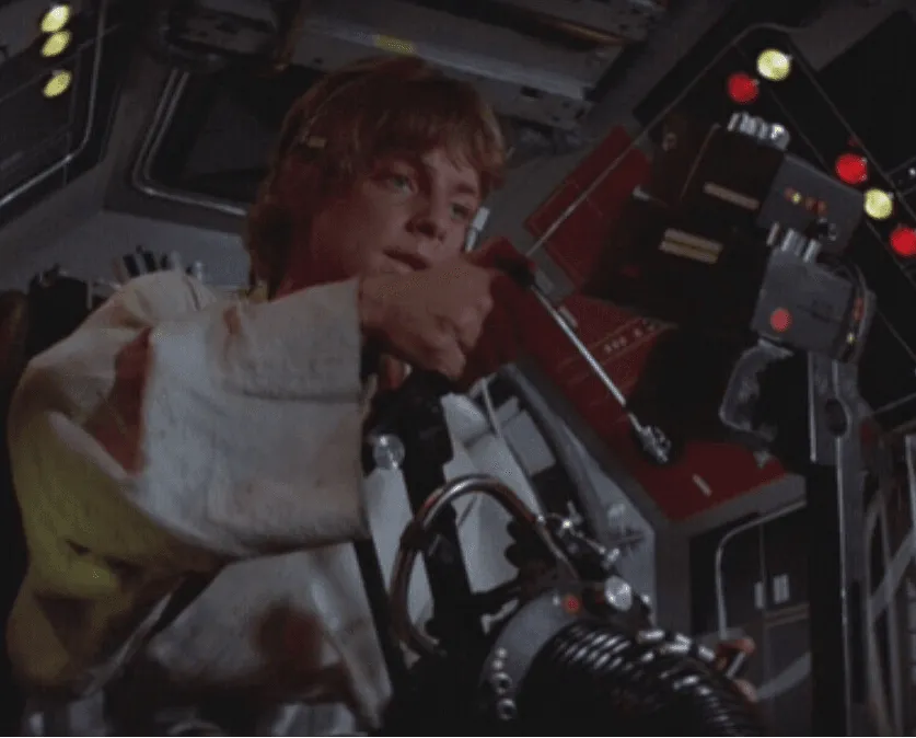 Luke dans la tourelle