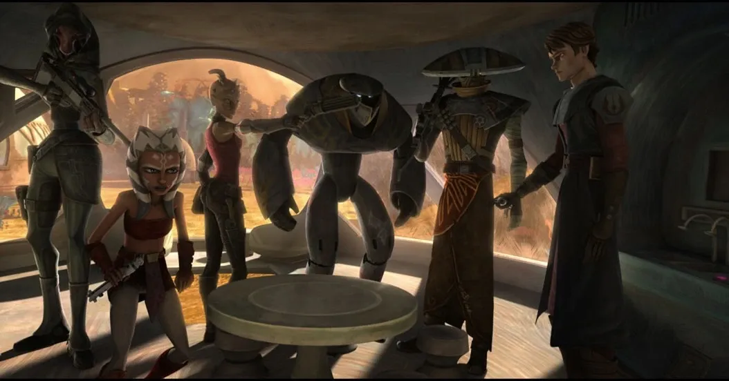 Embo, Anakin Skywalker et Ahsoka Tano