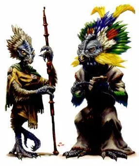 Un jeune (à gauche) et un Mrlssi adulte (à droite)