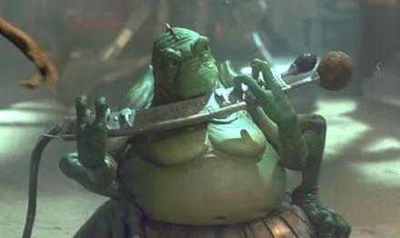 Rappertunie au Palais de Jabba le Hutt