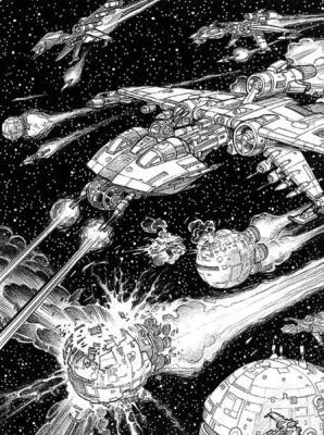 Les K-Wings du 24ème Escadron de Bombardement passe à l'attaque