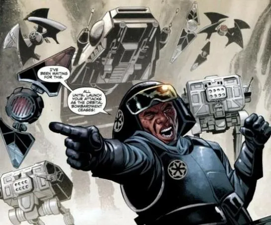 Le Moff Geist à la tête des forces terrestres.