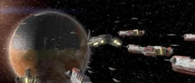Les forces républicaines, sous commandement de Carth Onasi, s'élancent dans la mêlée