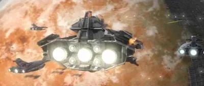 Le Ravager fait le blocus de Telos et de la Station Citadelle pour débarquer ses forces