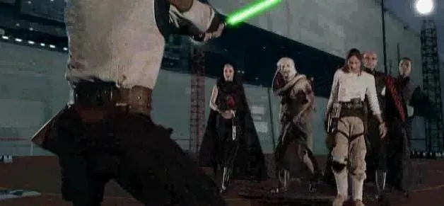 Kyle face à Jerec, Sariss, Boc et Yun