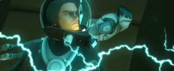 Le Général Skywalker fait connaissance avec les anguilles électriques.