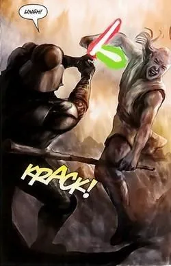 Vader face à Hylon.