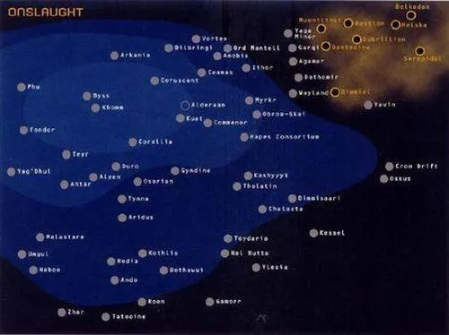 Avancée des forces Vong au lendemain de la Bataille de Dantooine
