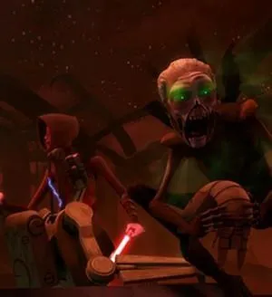 Les Zombies épaulent Ventress. 