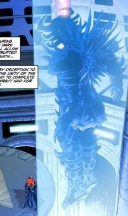 Krayt en stase sous les yeux de Wyyrlok. 