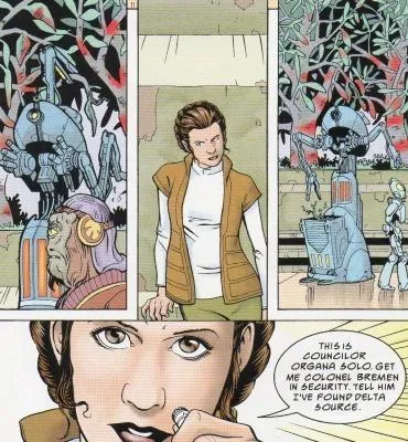 Leia identifie la Source Delta