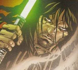 Quinlan Vos après avoir tué son Maître