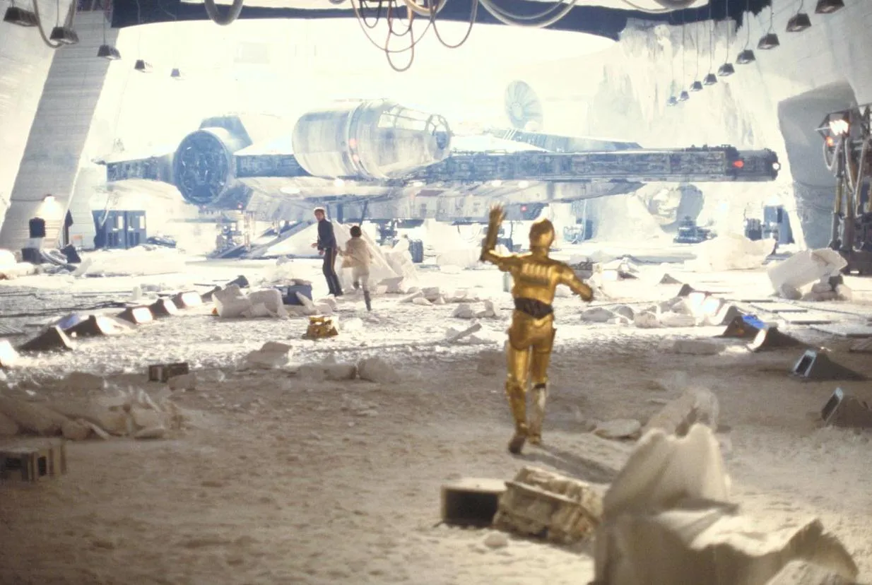 Le Faucon Millenium sur Hoth